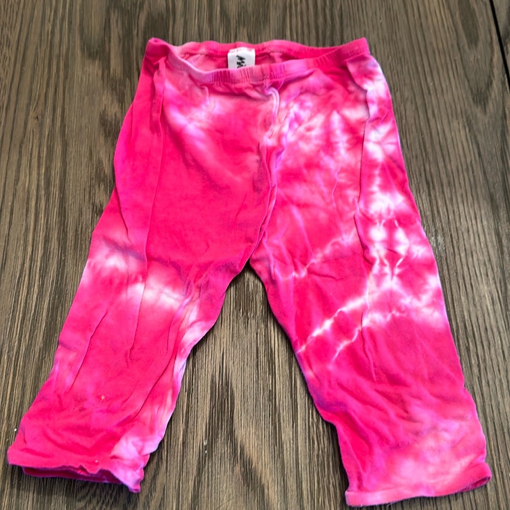 Mignone size 24 months tie dye pink leggings